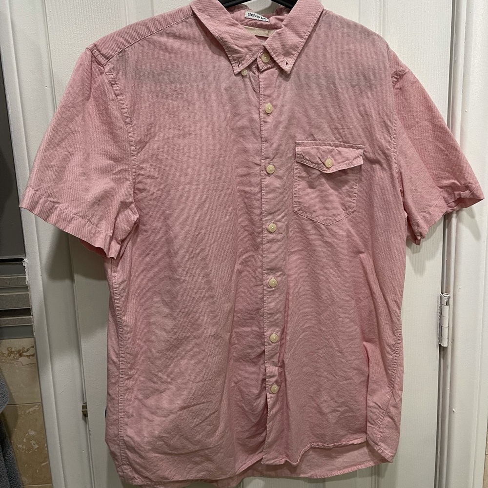American Eagle button down shirt in pink color
